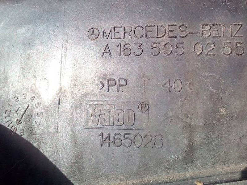 Радиатор вентилятор mercedes w163 Оригинал