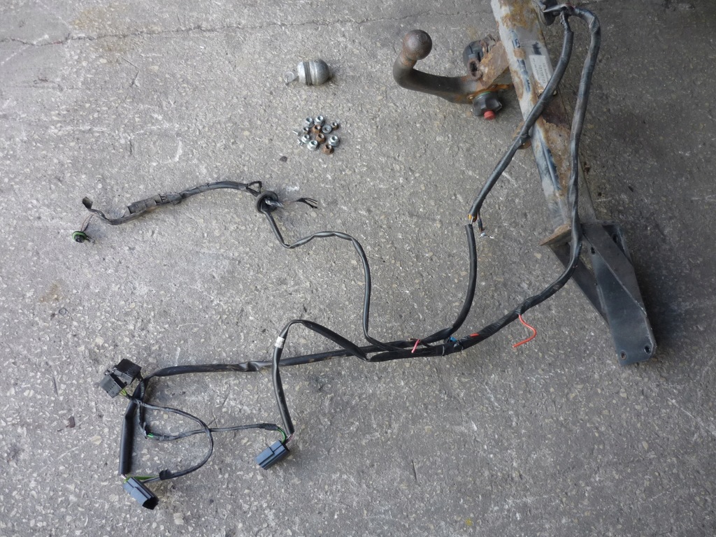 фото №10, Hak буксировочный съемный oris / жгут + крепления + болты / opel meriva a