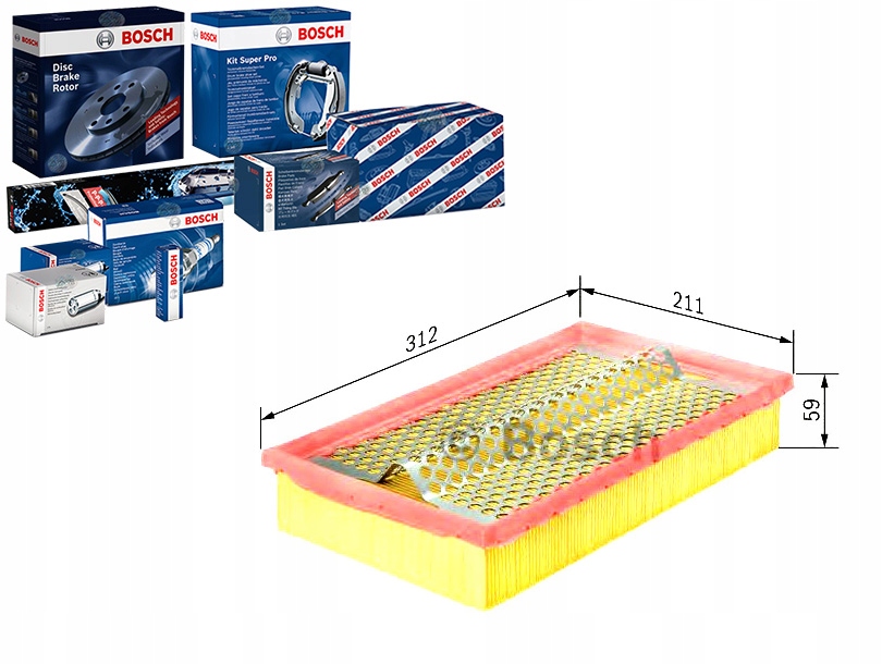 Купити Bosch фільтр повітря 95vw9601bc 7m0129620a 7m0129