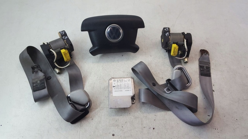 фото №1, Подушки безопасности air bag ремни датчик vw t5 2,5 tdi