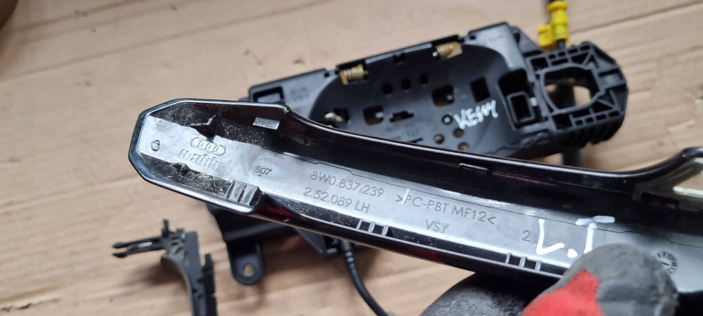 фото №13, S4 b9 8w a4 ручка дверь левая левый задняя pod датчик kessy ly9t a5 8w s5