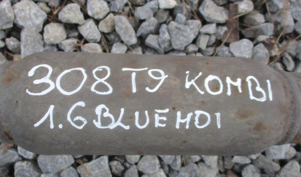 фото №6, Гаситель выхлоп kompletny peugeot 308 ii t9 1.6 bluehdi kombi