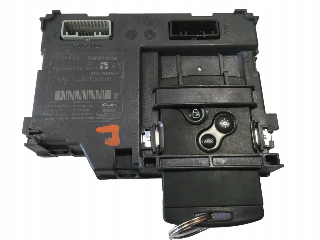 фото №1, Замок зажигания + ключ renault captur 2018 2859052800