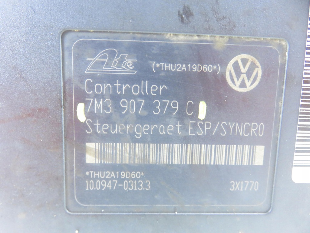 фото №5, Насос abs vw sharan i 7m3907379c 7m3614111b