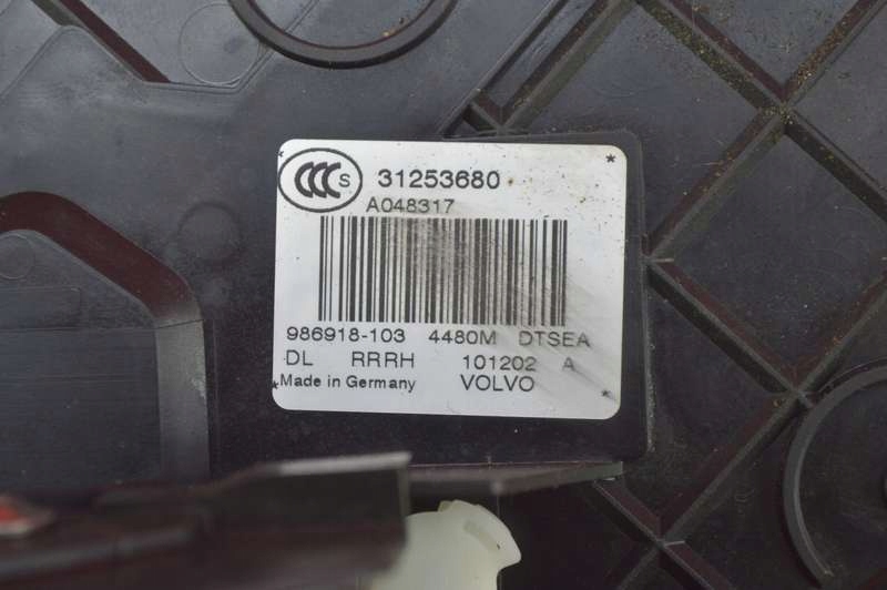 фото №9, Замок двері правий задня задній 31253680 volvo xc70 2 ii 07-13