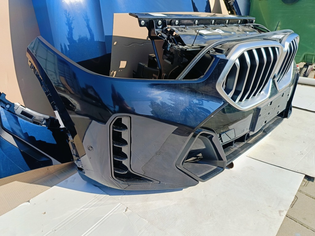 Комплект . перед bmw x6 g06 lci 416 карбон schwarz ideał! капот фары ремень крыло с Разборки