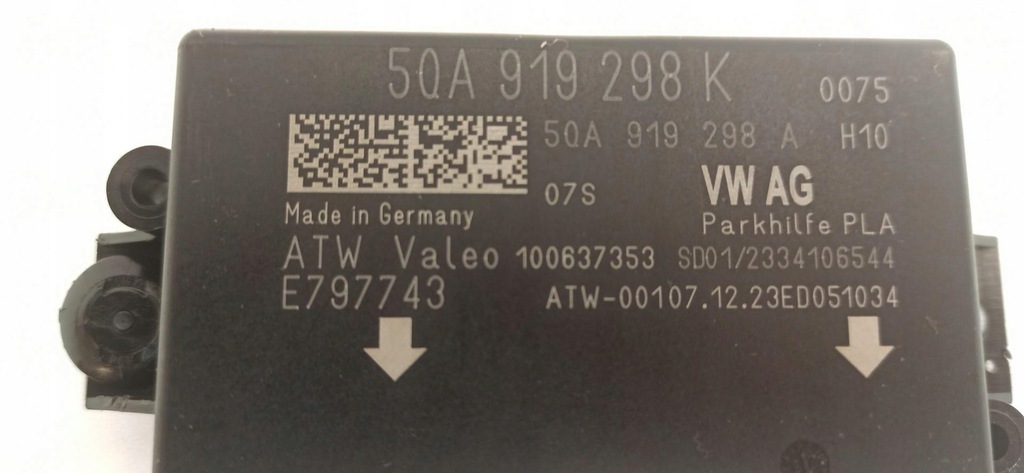 фото №6, Seat tarraco модуль паркування pdc 5qa919298k