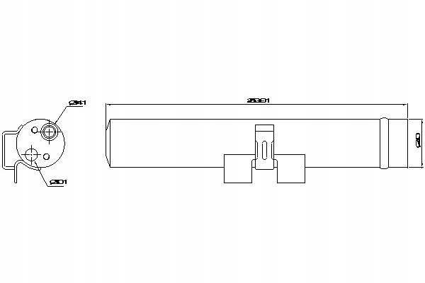 фото №2, Осушувач кондиціонера renault clio iii 1.2-2.0 06.