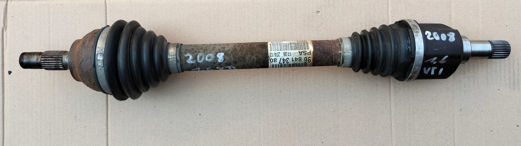 фото №1, Peugeot 2008 1,6 vti приводной вал левая