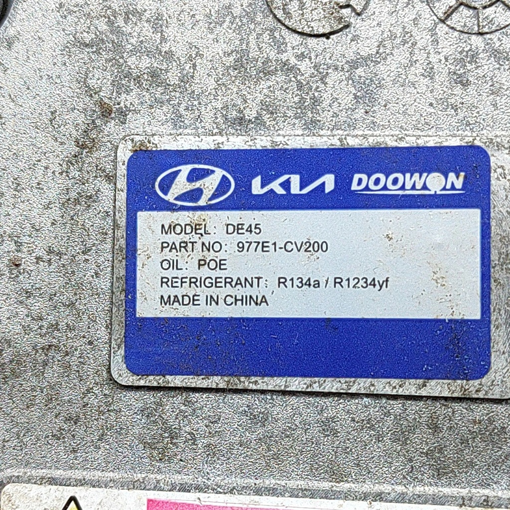 фото №7, Kia ev6 2021 компрессор / компрессор кондиционера a/c