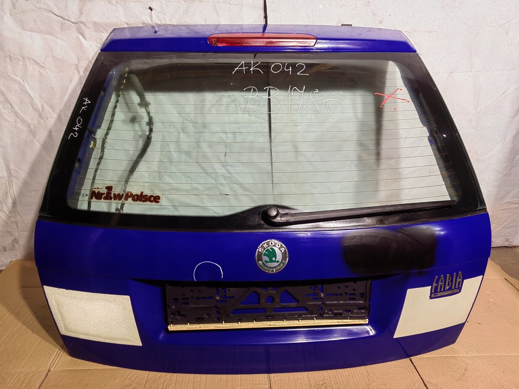 фото №1, Кришка багажника задня skoda fabia i kombi