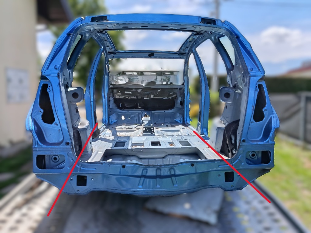 фото №1, Pas задняя задний поддон mercedes benz a w169 цвет 955