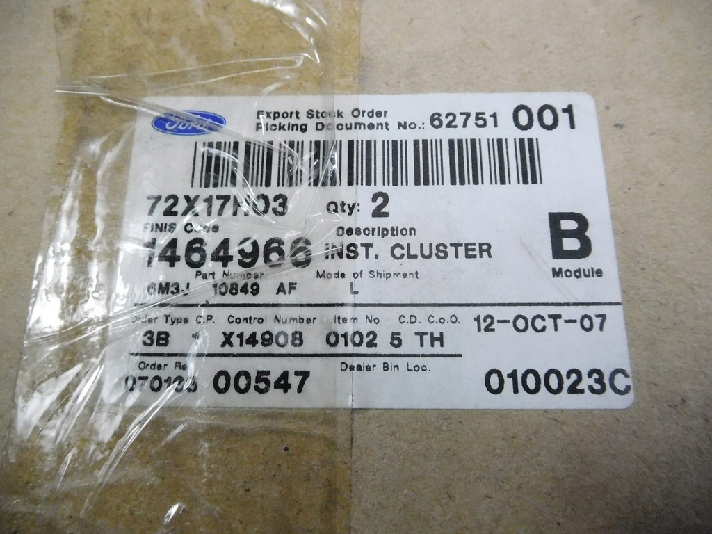 фото №8, Прилади дисплей ford ranger ii 06- 1464966