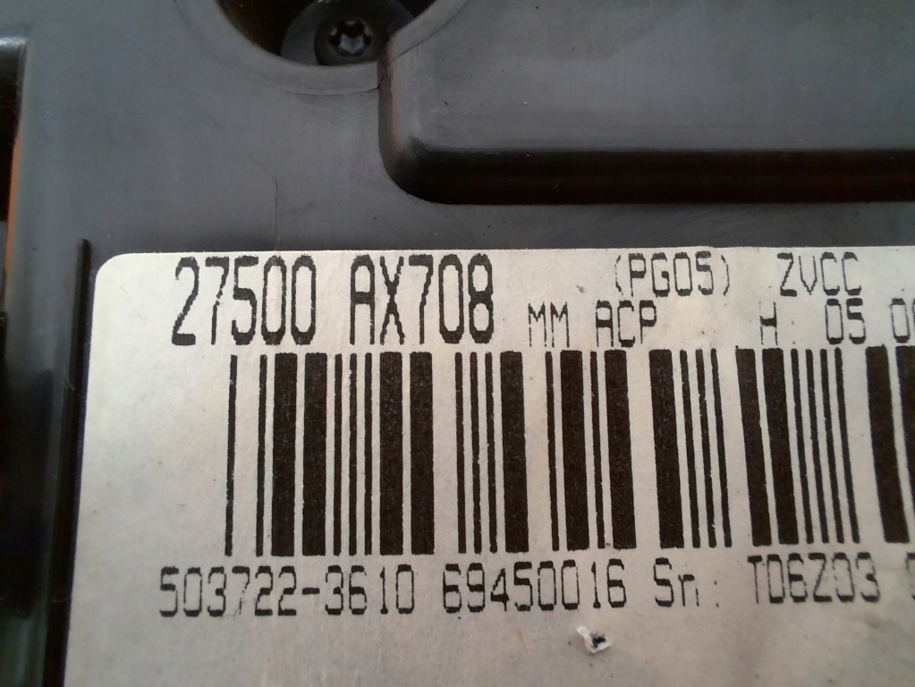 фото №9, Nissan micra k12 02-07 панель кондиционера обдув 27500ax708 cr14