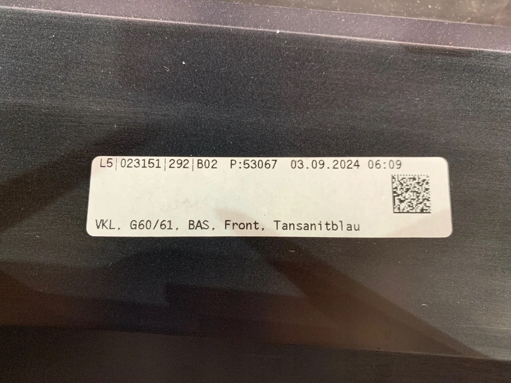 фото №9, Bmw 5 g60 бампер перед передний kompletny цвет c3z usa