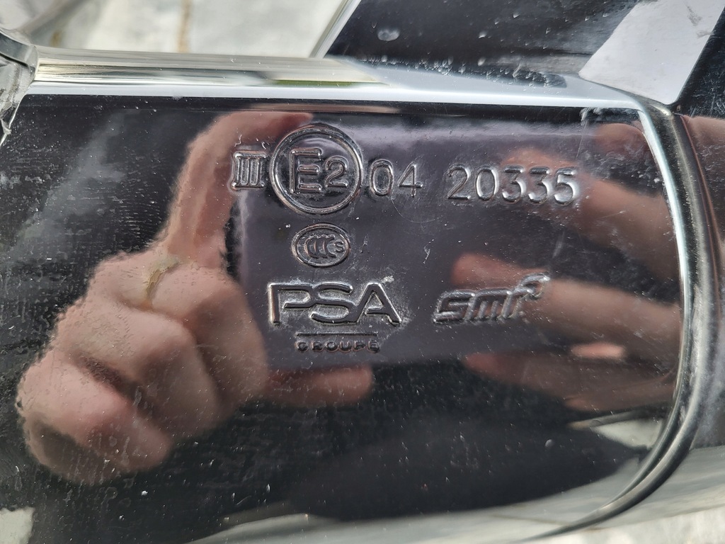 фото №7, Зеркало правое opel astra vi 6 l peugeot 308 iii камера 16 pin