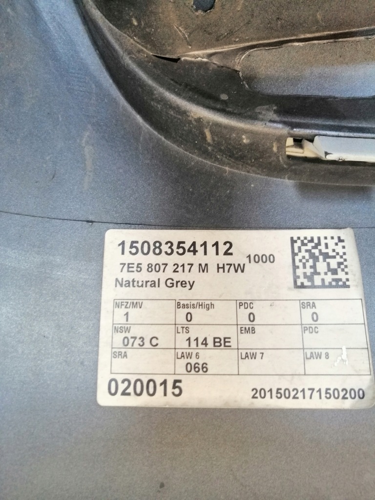 фото №12, Vw t6 multivan бампер перед