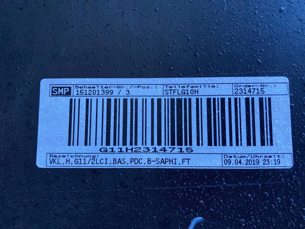 фото №12, Bmw 7 g11 g12 lci lift 51127478345 бампер задня 19r