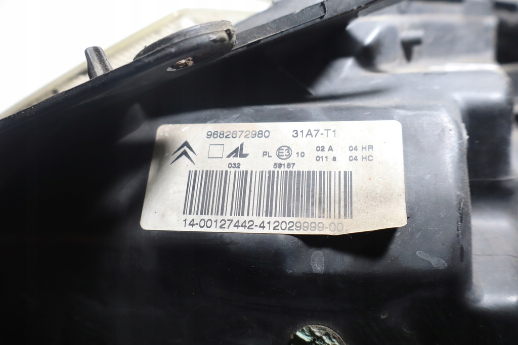 фото №10, Лампа правая передняя citroen c3 i