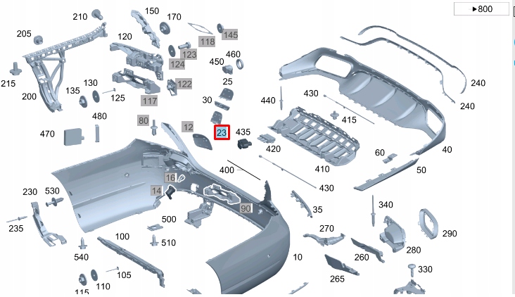 Mercedes-benz e w213 rear бампер tow eye cover a2138855705 Цена