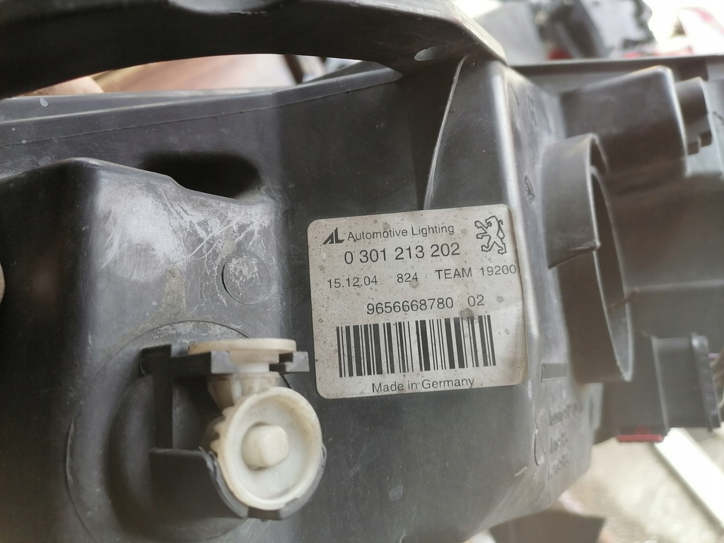 фото №6, Лампа правий перед передня peugeot 407 9656668780