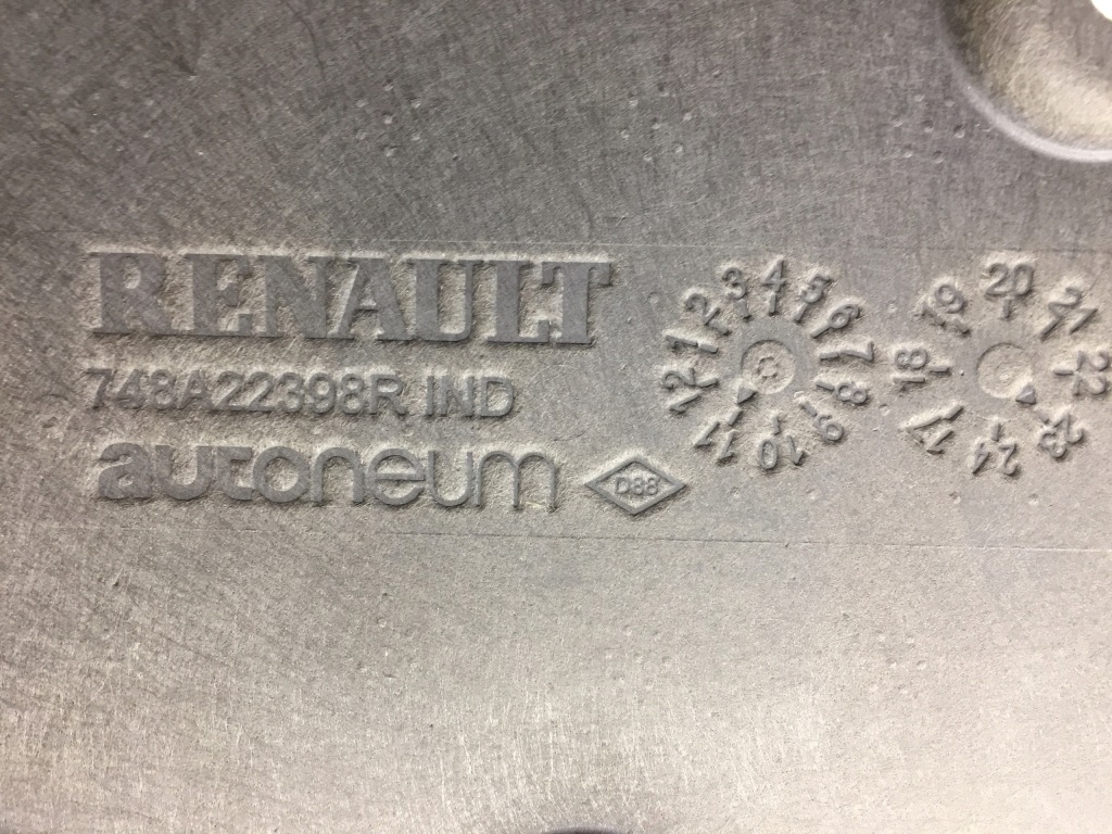 фото №3, Renault clio v 5 lift підлога захист плита підвіска