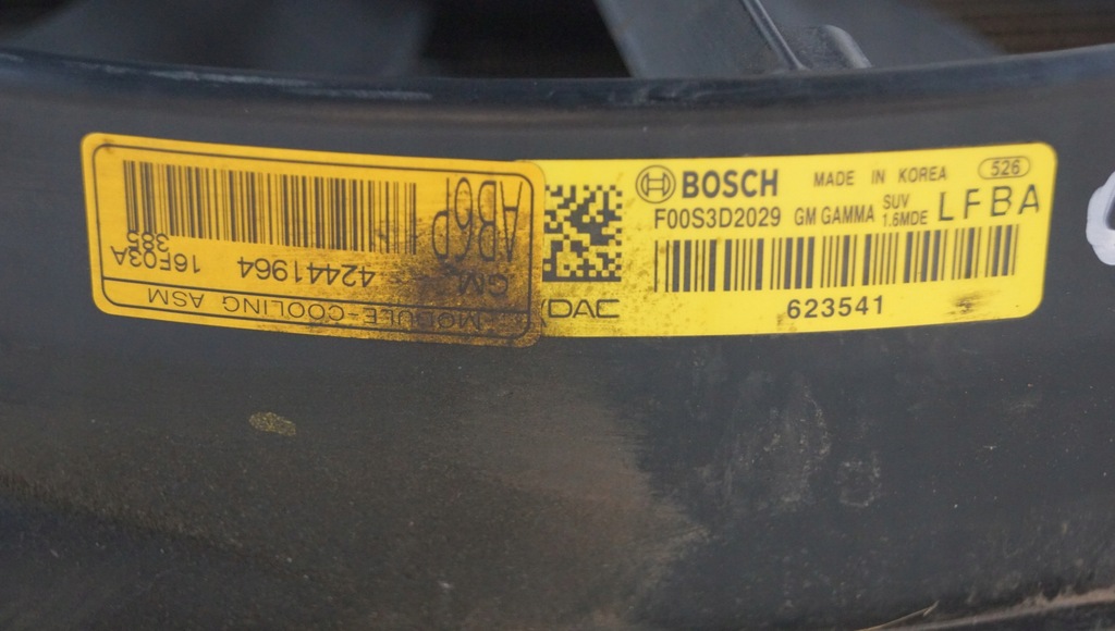 фото №8, Радиатор вентилятор opel mokka i a cdti