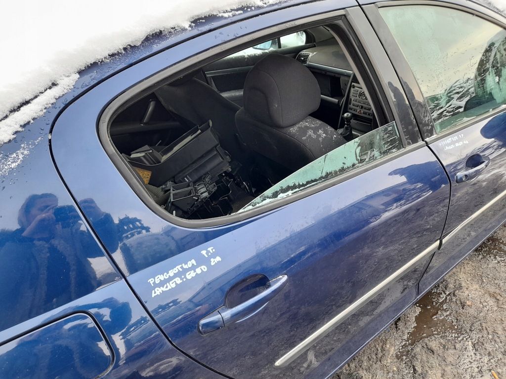 фото №10, Peugeot 407 двері правий задня праве задні eged