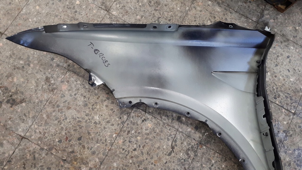 фото №9, Крыло правый vw t-cross чёрный