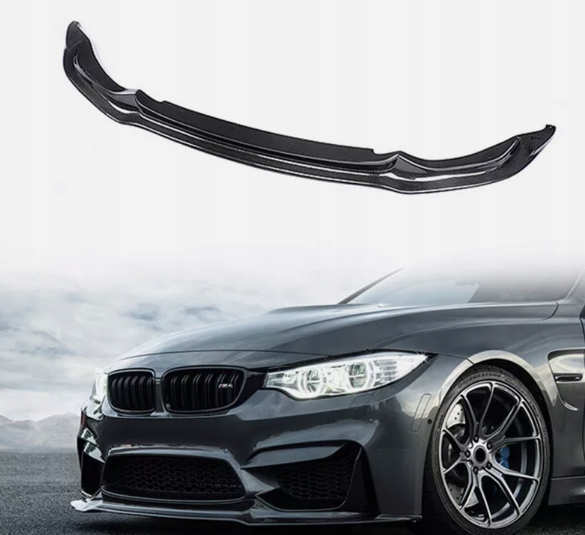 фото №1, Накладка сплиттер v style bmw m3 f80 m4 f82 f83 карбон