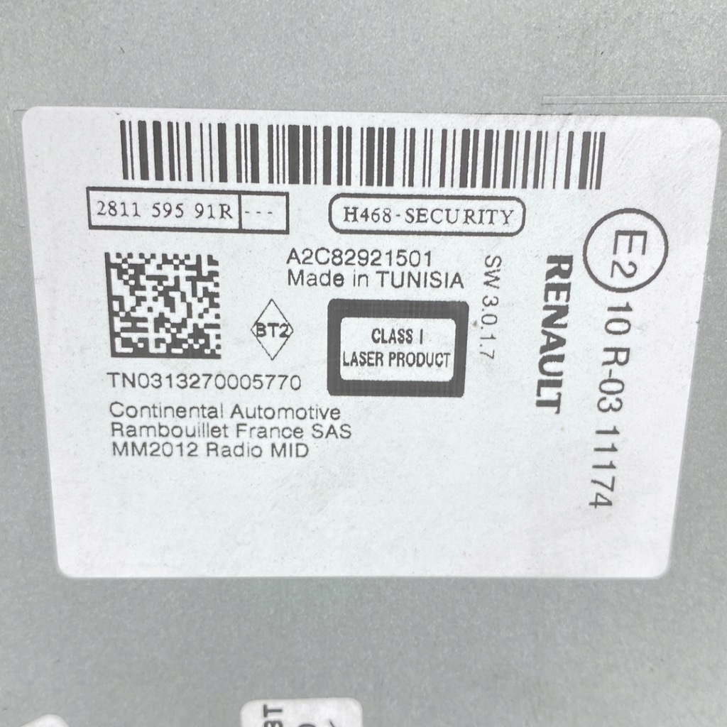 фото №14, Радіо pod navi renault kangoo ii przedlift оригінал оригінальний номер