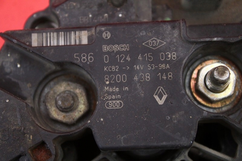 фото №5, Генератор 0124415038 dacia logan 1 i 1.4 8v 75 km 04-08