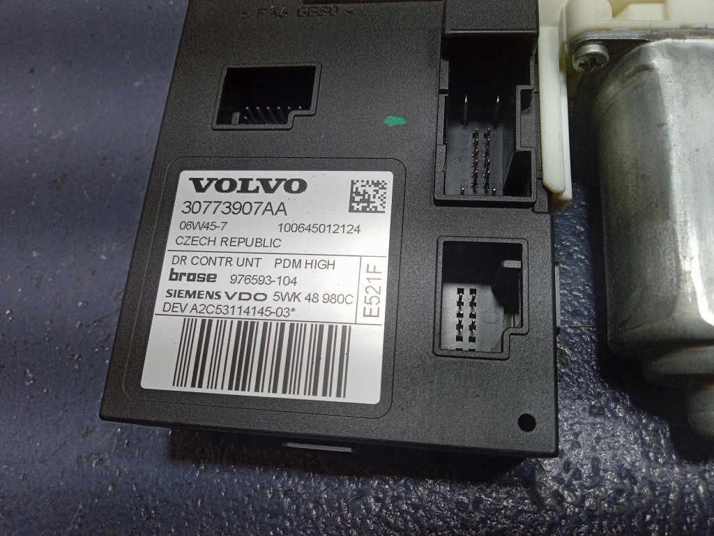 фото №6, Volvo s40 ii v50 моторчик стекло правый перед 30773907aa