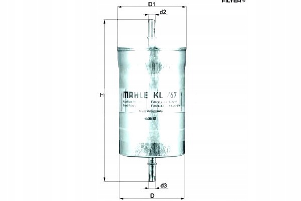 фото №1, Knecht фільтр пального seat exeo exeo st 2.0d 12.08-0