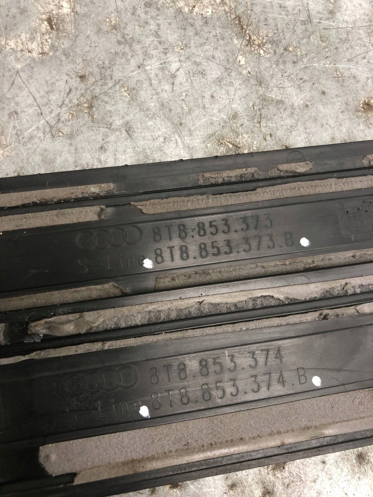 фото №8, Накладки пороговые s-line комплект audi a5 sportback