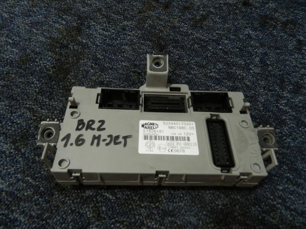 фото №6, Бортовой компьютер замок зажигания bsi fiat bravo 2 1.6 16v m-jet
