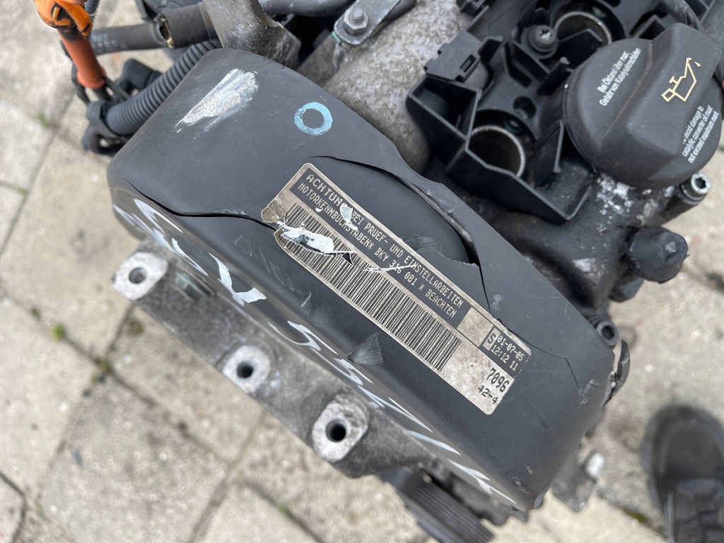 фото №6, Двигун seat ibiza iii skoda fabia i vw polo iv 1.4 16v bky kompletny