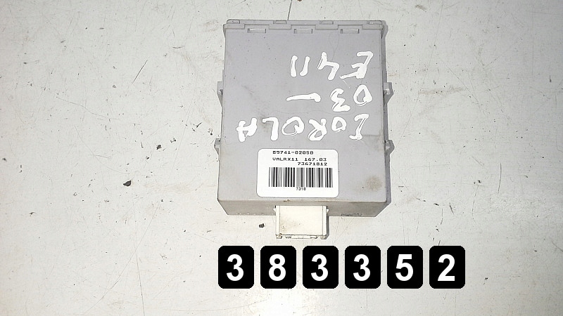 фото №1, 2001 toyota corolla ecu eu 8974102050