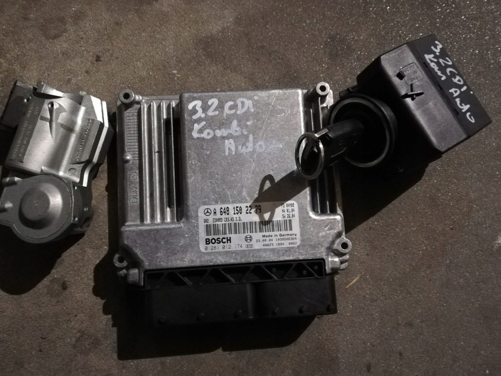 фото №7, Набор стартовый замок зажигания do mercedesa w 211 3.2