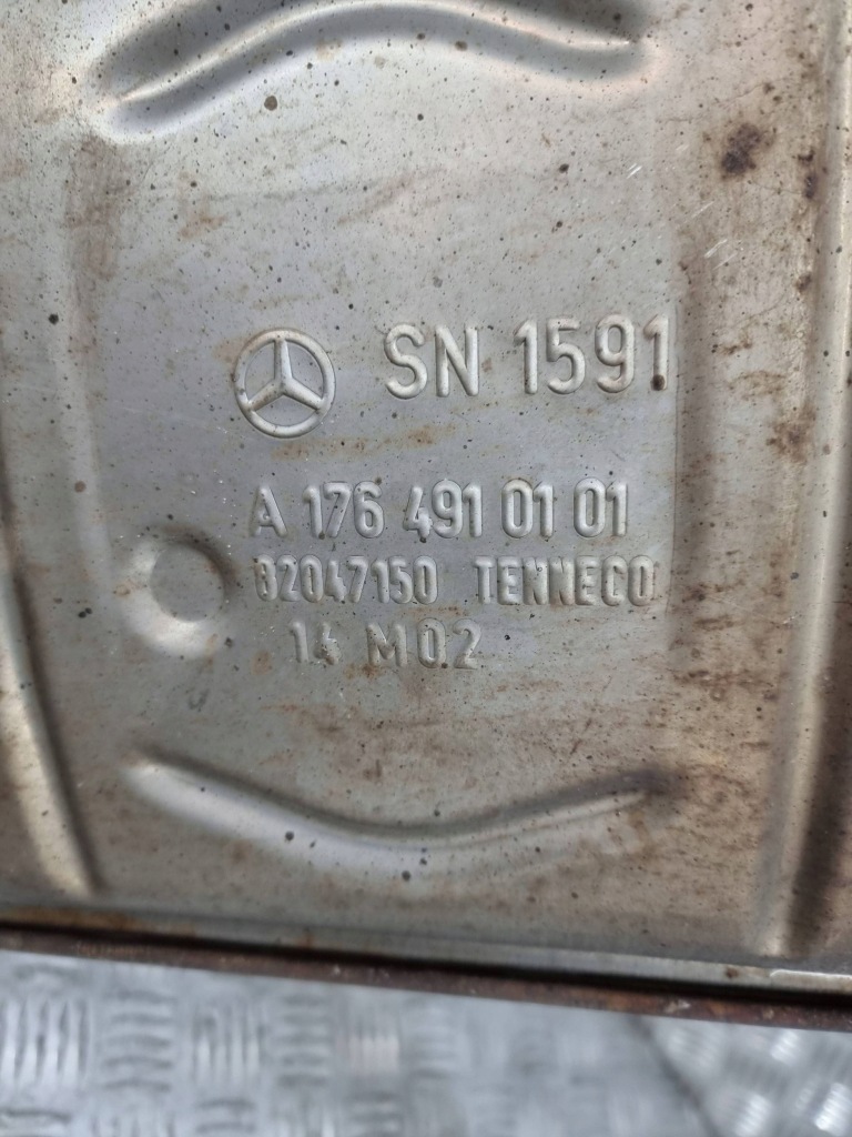 Mercedes-benz a w176 2014 гаситель задний / конечный / выхлоп с Разборки