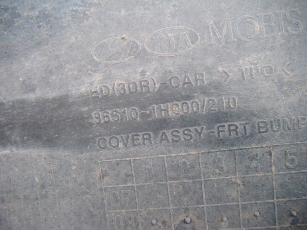 фото №10, Kia pro ceed i 1 бампер перед 86510-1h200