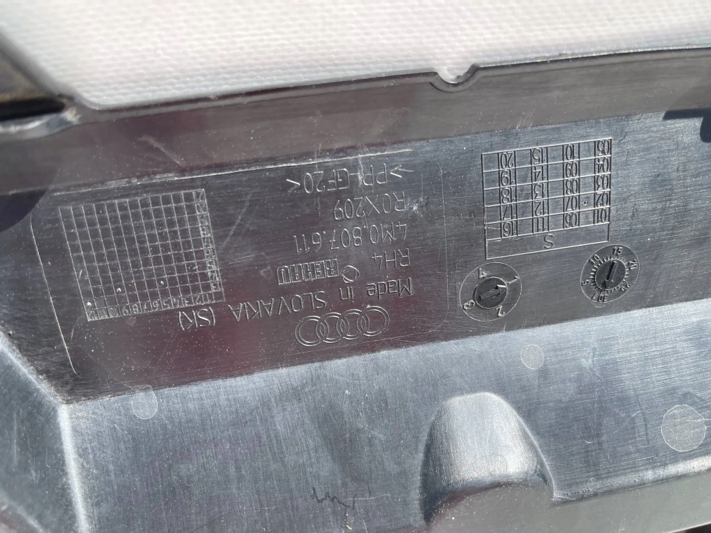 Плита захист audi q7 4m0 4m0807611 перед бампер передня Ціна