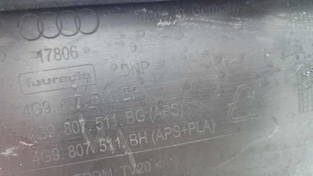 фото №15, Audi a6 4g9 allroad lift 2014- бампер задній задня 4g9807511bg