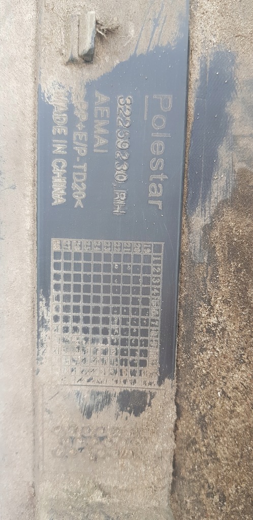 фото №7, Polestar ii 20- молдинг порог правая порог правый