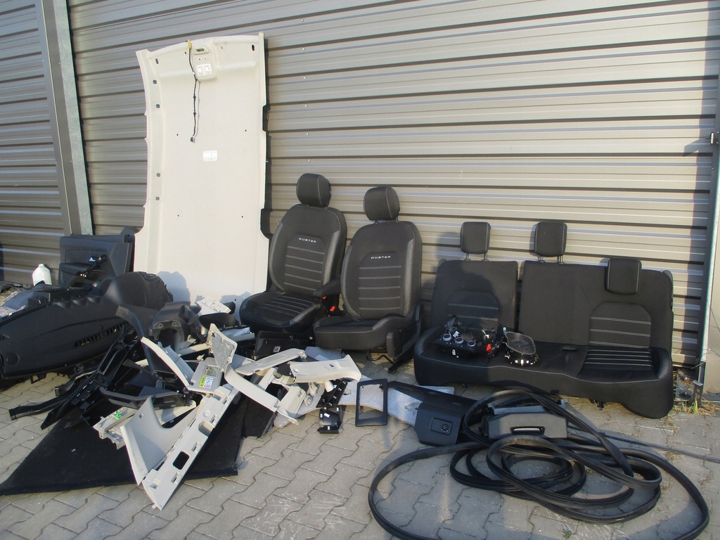 фото №2, Dacia duster ii 2017- сиденья заднее сиденье середина салон потолок обшивки