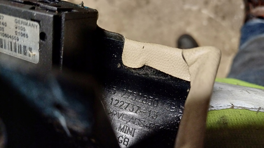 фото №3, Mini cooper r56 захист панелі замок запалювання 2752850