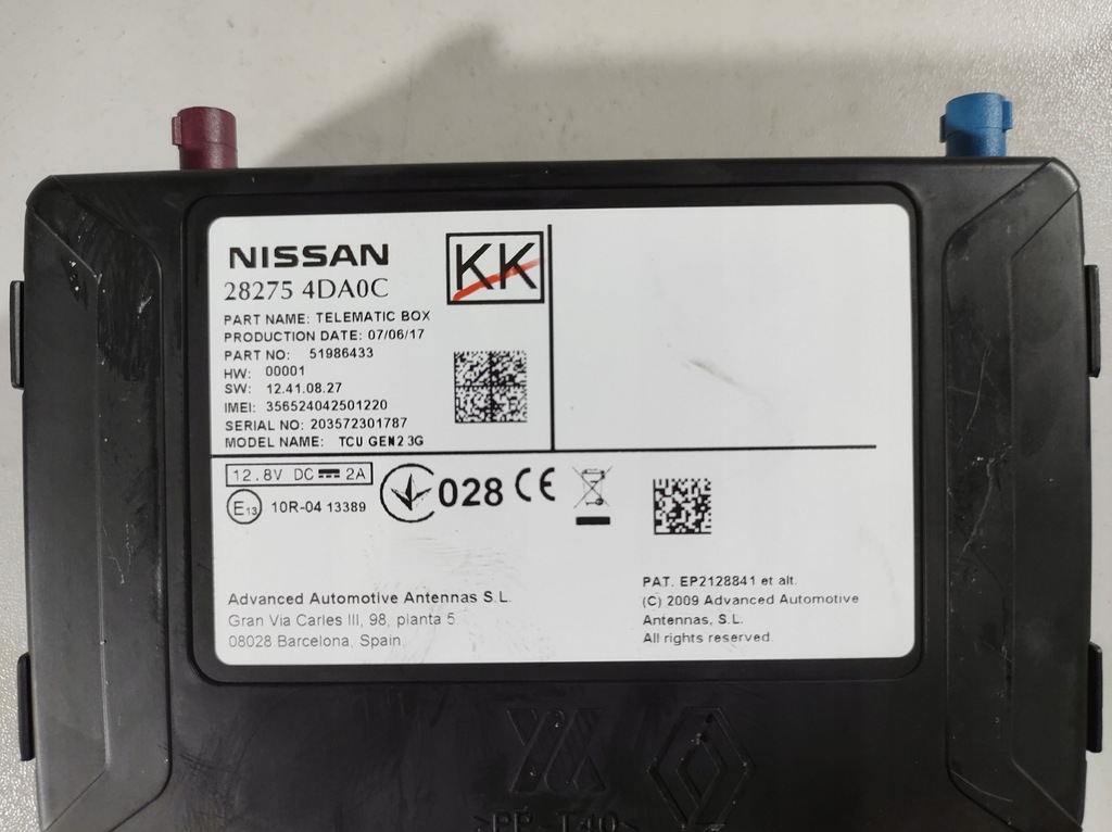 фото №9, Infiniti q50 13- модуль телефона 28275 4da0c