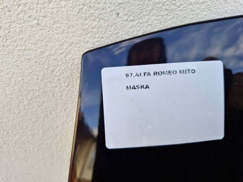 Alfa romeo mito капот крышка двигателя перед передняя Цена