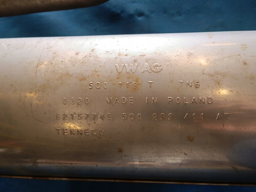 фото №11, Skoda karoq 2020r 1,5 tsi 110kw гаситель труба выхлоп 5q0253411at 5q6253611bn