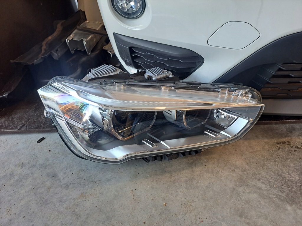 фото №15, Bmw x1 f48 перед капот pas бампер лампы капот alpinweiss 3 300